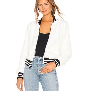 Bailey 44 Faux Fur Bomber Jacket New Without Tags!